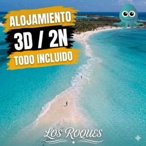 Paquete 3 Días / 2 Noches en Los Roques.Desde $380