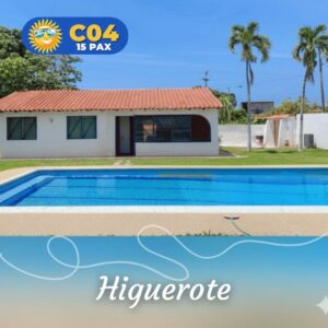 C04 Cdad Balneario Con Piscina 15 personas