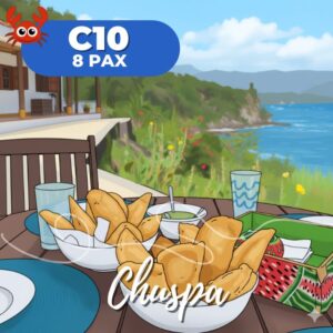 C10 Casa en Chuspa. 6/10 Pax. Sin piscina. Frente al mar