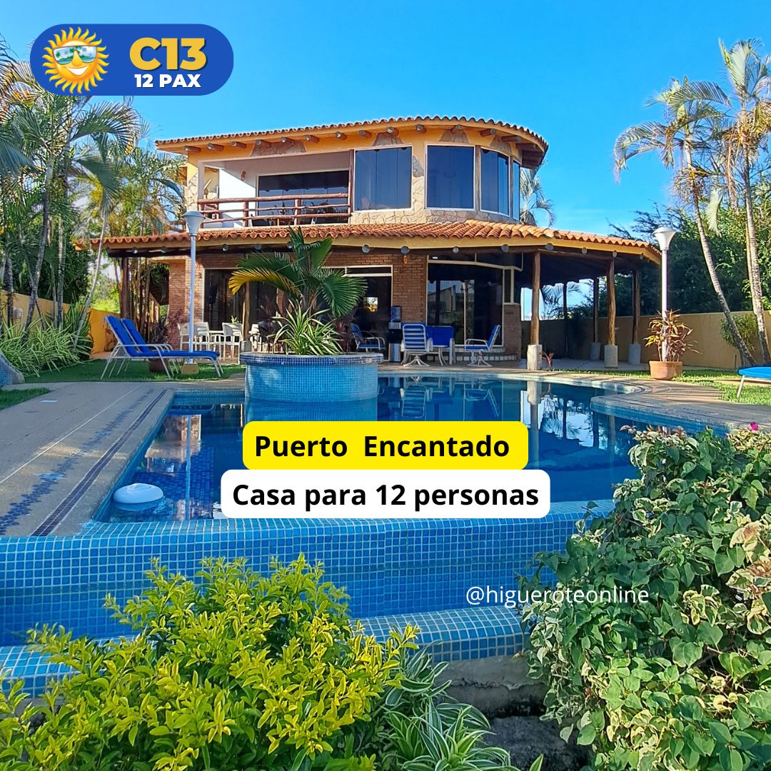 HC13 Pto Encantado. Con Piscina 12 personas. Desde $360 por noche