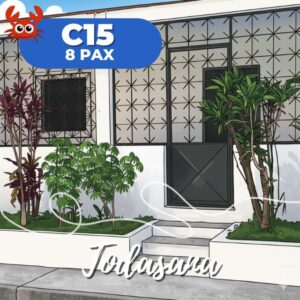 C15 Casa en Todasana.6/8 Pax. Sin piscina. Cerca del mar