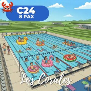C24 Casa en Los Corales 8 Pax. Piscina y Mar a 5 minutos. Desde $140
