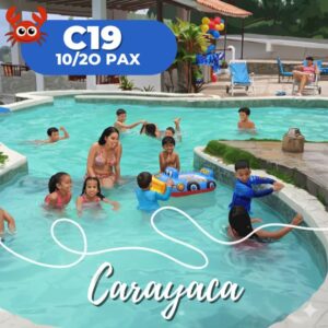 c19 Casa en la Montaña. Carayaca. 10/20 Pax. Con Piscina. Vista al Mar