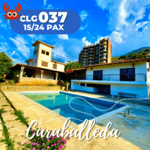 Casa en Caraballeda. 15/24 Pax. Con piscina. Cerca del mar (CLG037)