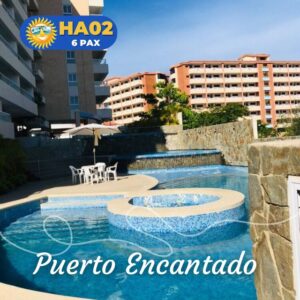 HA02 Apartamento con Piscina Pto Encantado .6 Pax. Desde $120