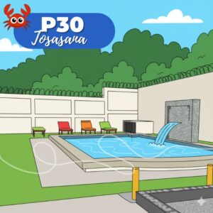 P30.Todasana. Posada con piscina cerca de la playa.