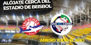 Consigue tu alojamiento cerca del Estadio Jorge Luis García Carneiro  para ver a los Tiburones de la Guaira  en la Serie del Caribe