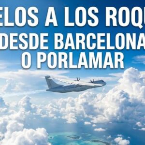 Vuelos desde Barcelona o Porlamar a los Roques